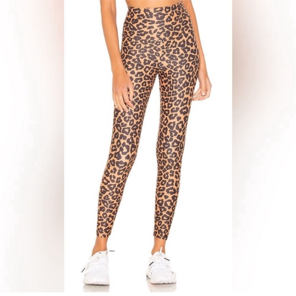 Beach Riot Sport | High-Rise Full Length Leopard Piper Active Leggings size M - Picture 2 of 6